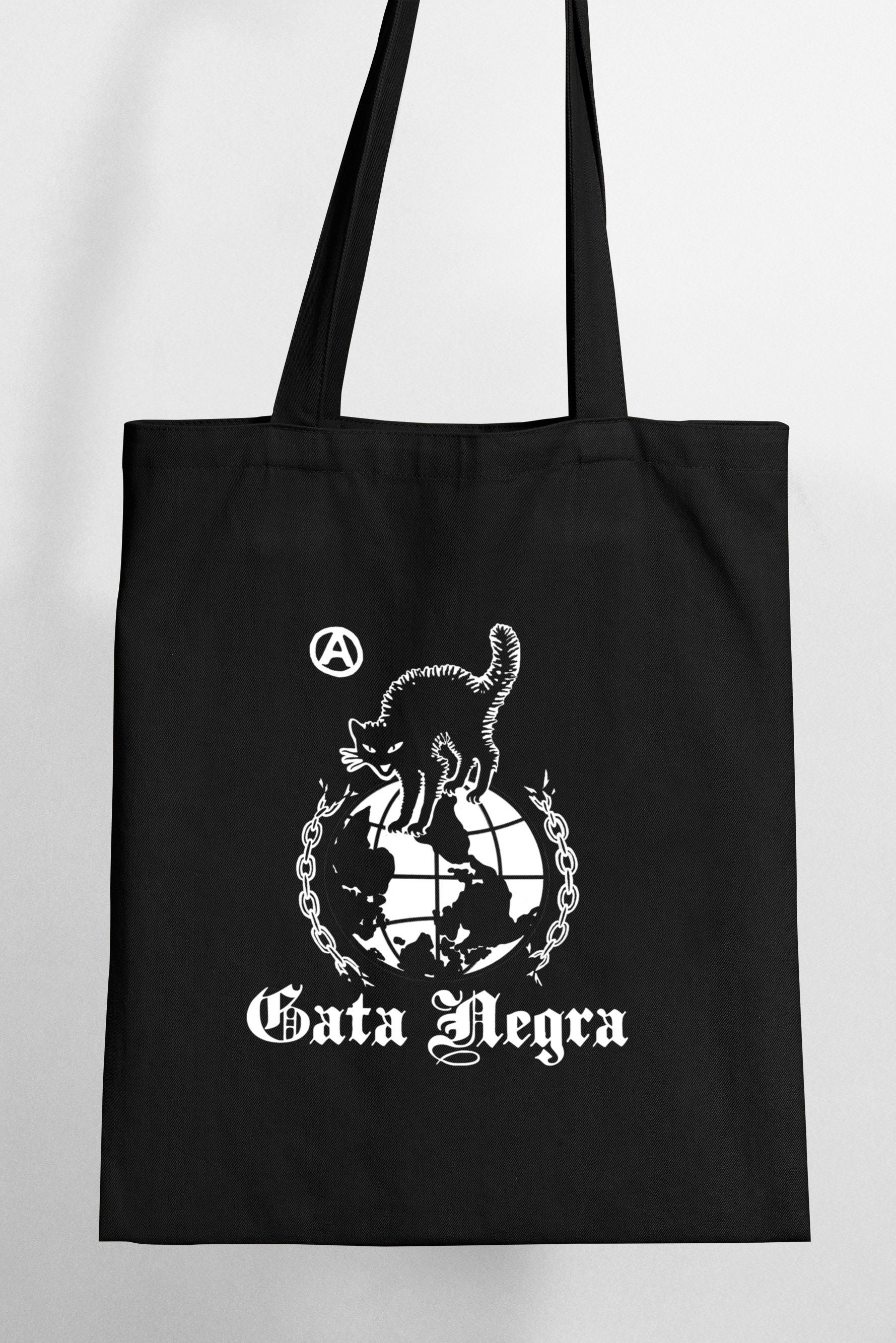 Gata Negra Tote Bag