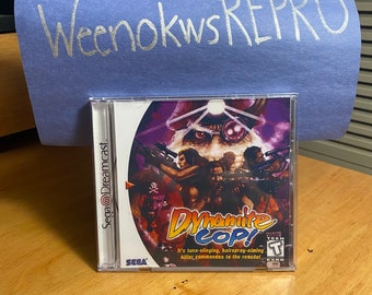 Dynamite Cop REPRODUCTION CASE No Disc Dreamcast