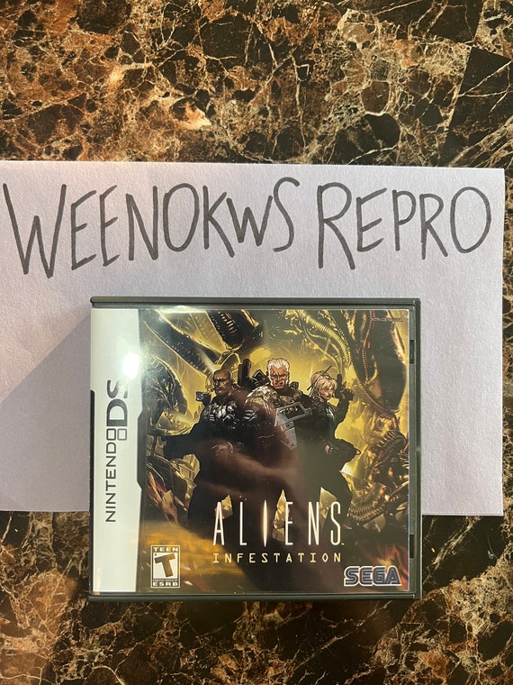 Buy Aliens Infestation REPRODUCTION CASE No Game! Nintendo Ds 