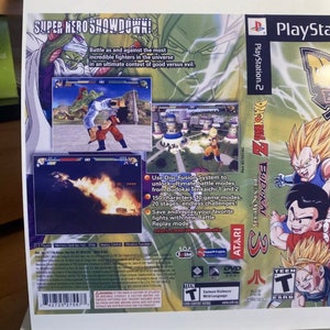 Dragon Ball Z Budokai Tenkaichi 3 REPRODUCTION ART Only No Disc No Case Ps2 image 6