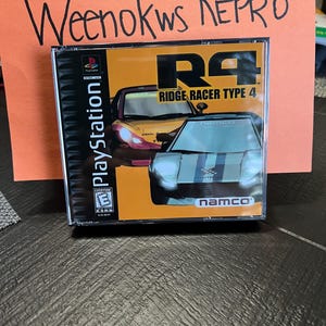 R4 Ridge Racer Tipo 4 CASSA DI RIPRODUZIONE Nessun disco ps1