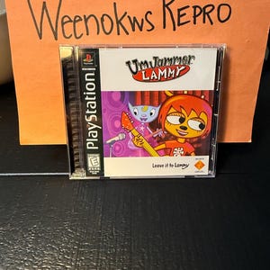 Um Jammer Lammy REPRODUCTION CASE No Disc ps1