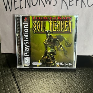 Legacy of Kain Soul Reaver REPRODUCTION CASE No Disc ps1