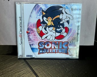 Sonic Adventure 1 Sega Dreamcast Reproduction Case and Artwork Only