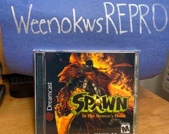 Spawn Dreamcast REPRODUCTION CASE Only No Disc