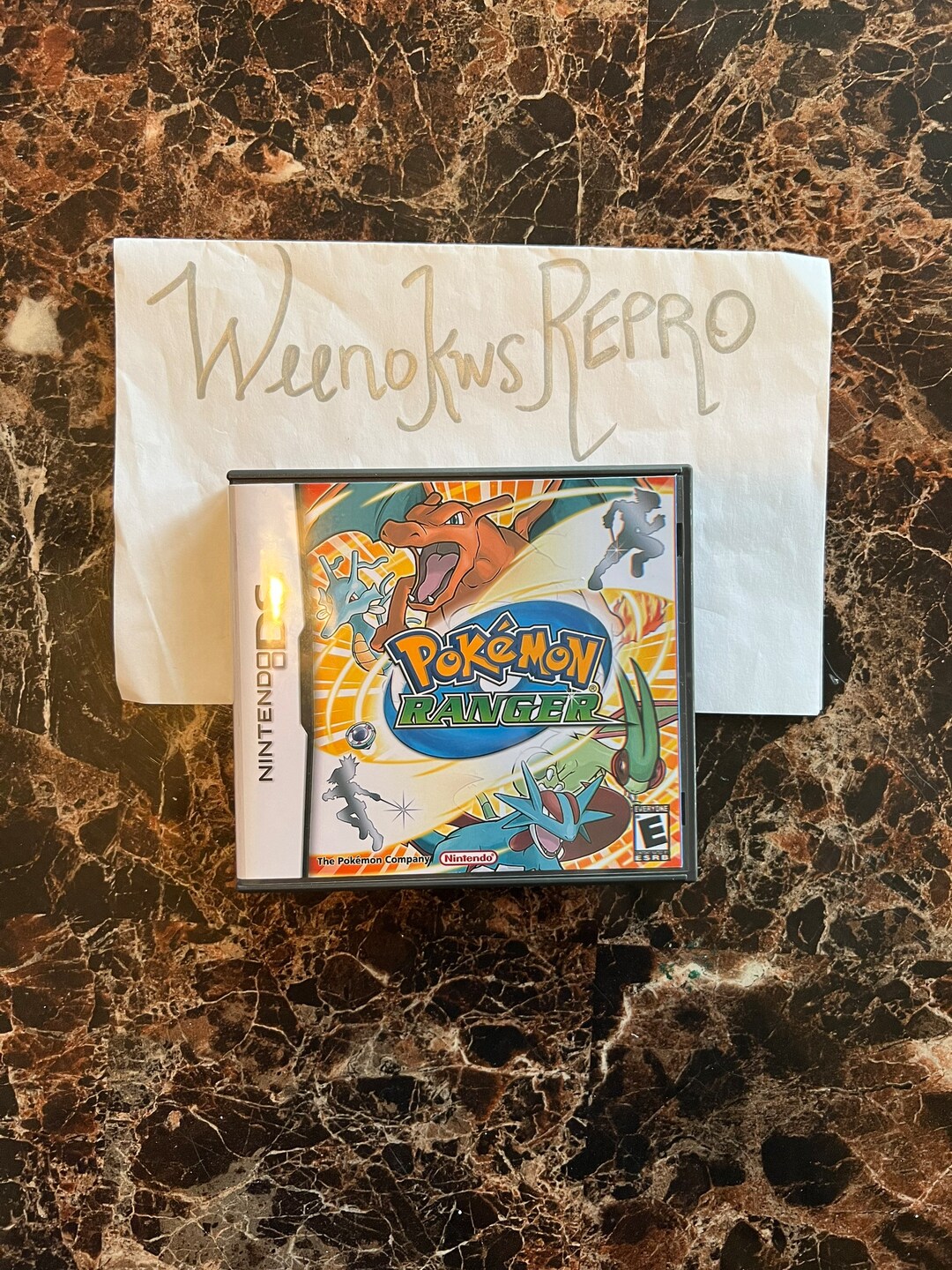 Pokémon Pokemon Ranger REPRODUCTION CASE No Game! Nintendo Ds - Etsy