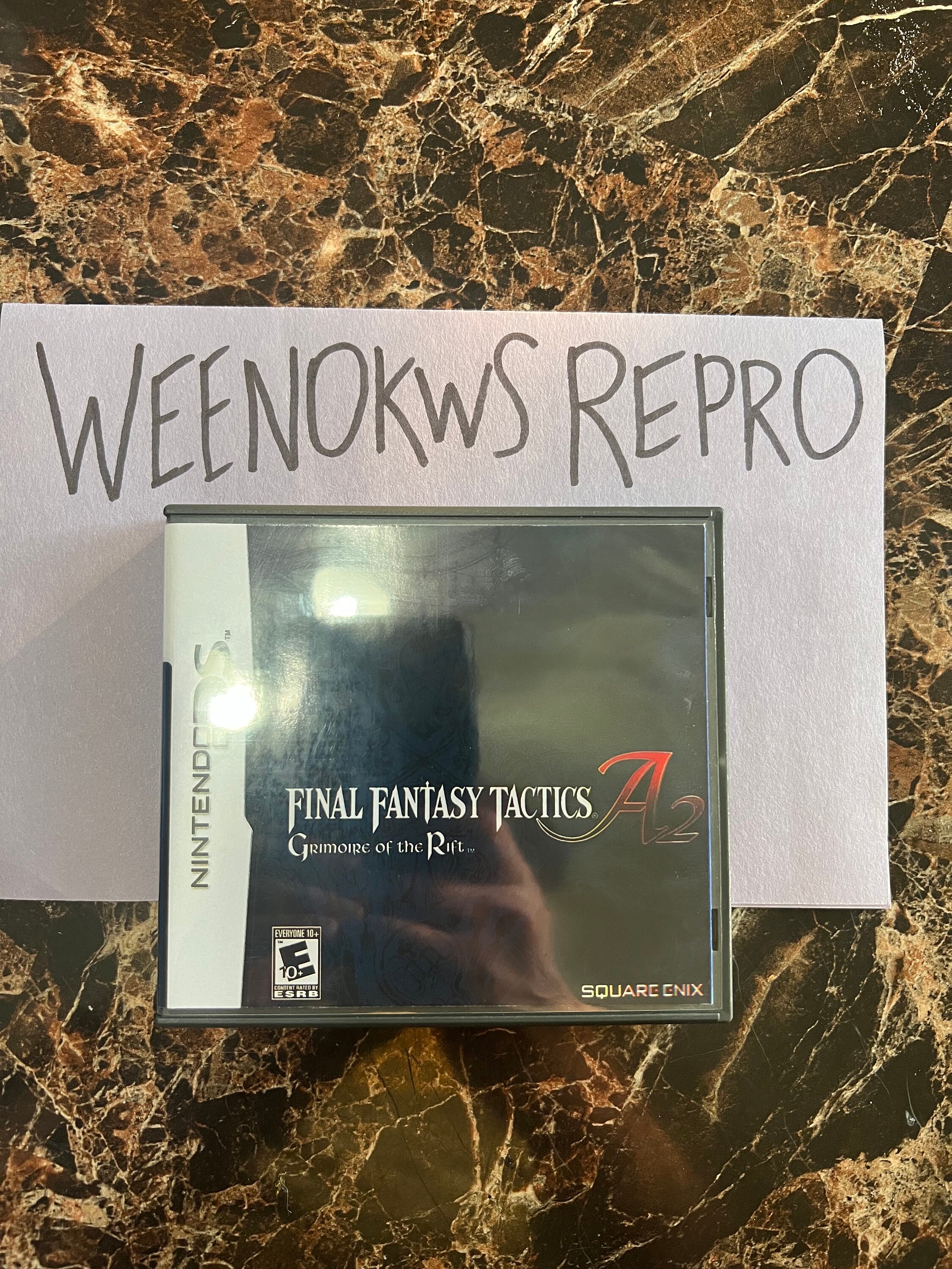 Final Fantasy Tactics A2 REPRODUCTION CASE No Game! Nintendo Ds - Etsy