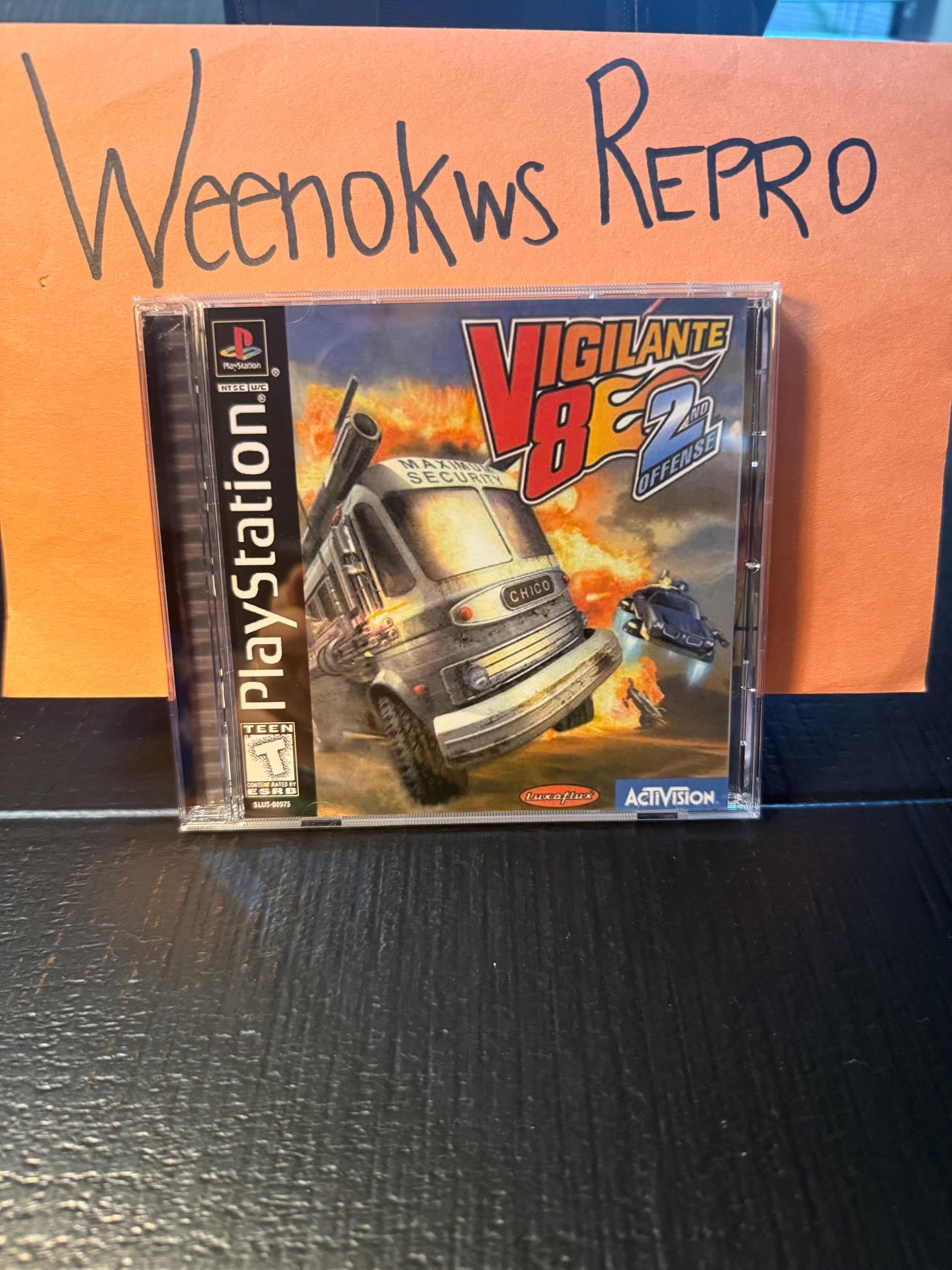 Vigilante 8 2nd Offense REPLACMENT CASE No Disc Ps1 - Etsy