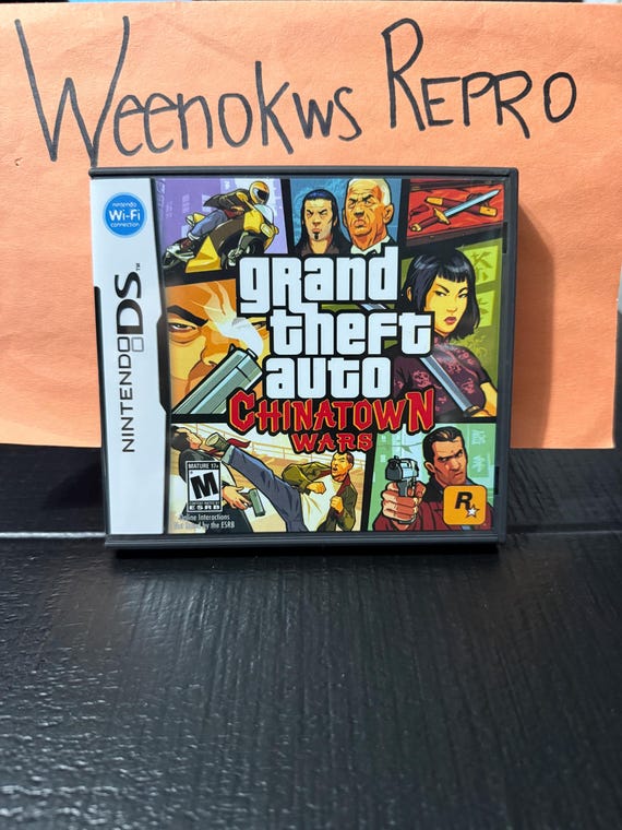 GTA Chinatown Wars REPRODUCTION Case No Game! Nintendo DS - Etsy