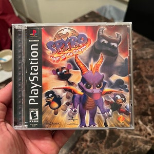 Spyro 3 Year of the Dragon REPRODUCTION CASE No Disc! Ps1