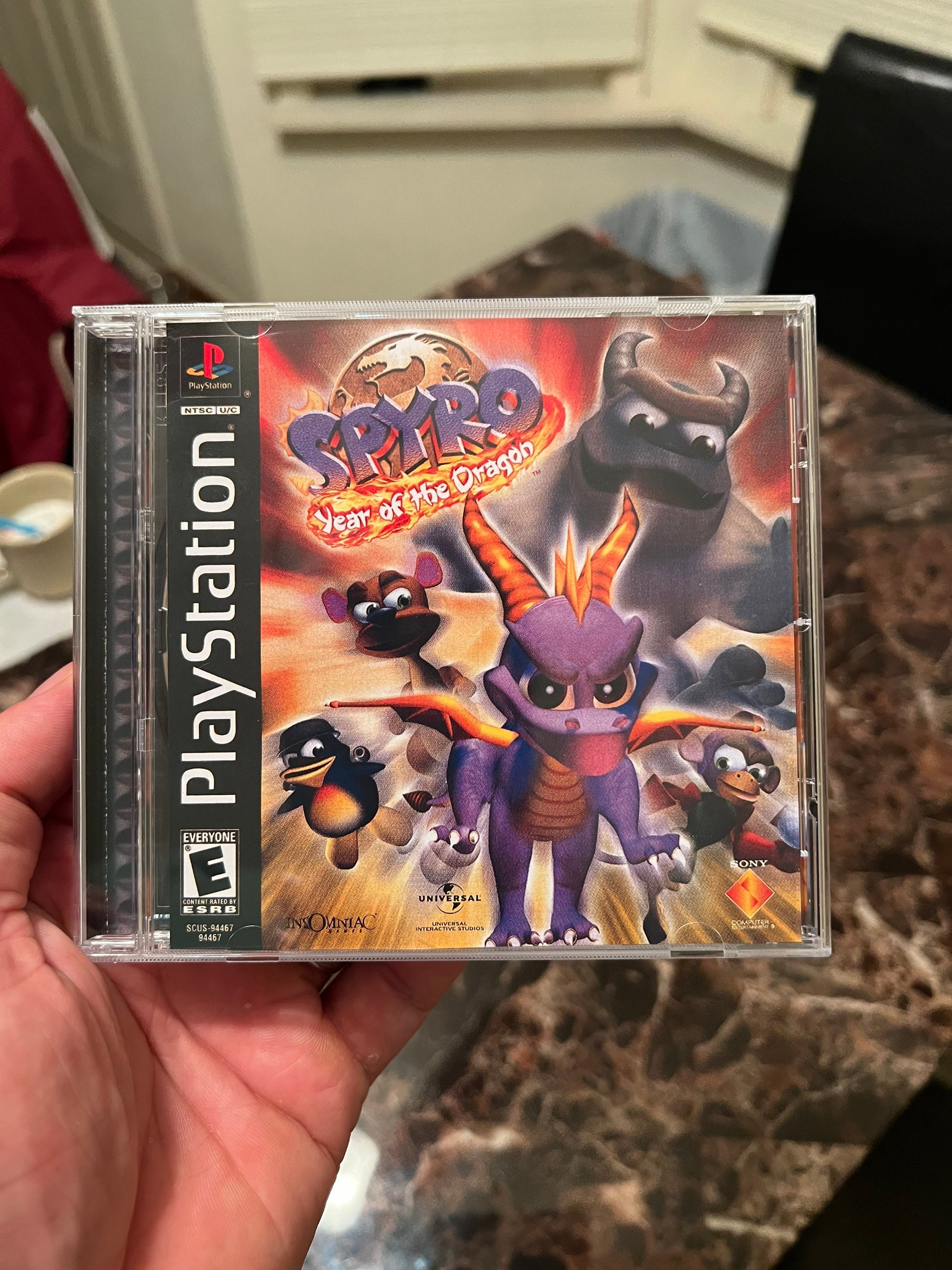 Spyro 3 of the Dragon REPRODUCTION Disc Ps1 - Etsy