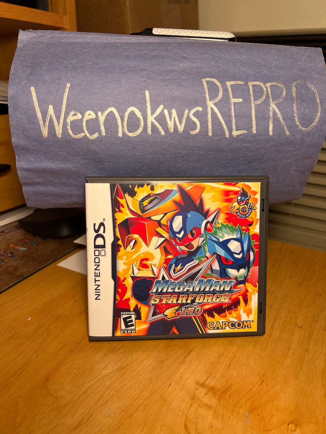 megaman-starforce-leo-reproduction-case-no-game-nintendo-ds-etsy