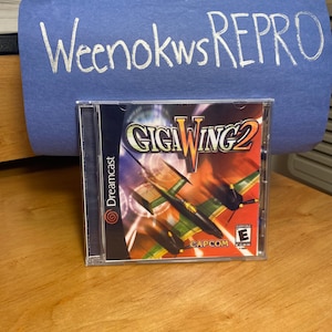 Giga Wing 2 REPRODUCTION CASE No Disc Dreamcast