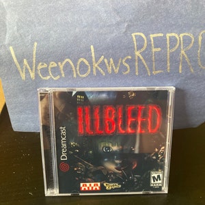 Illbleed REPRODUCTION CASE No Disc Dreamcast