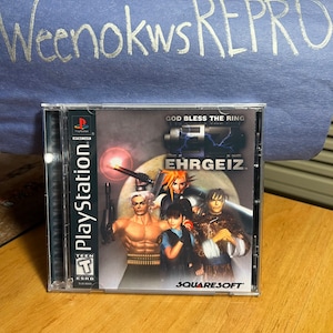 Ehrgeiz REPRODUCTION CASE No Disc ps1