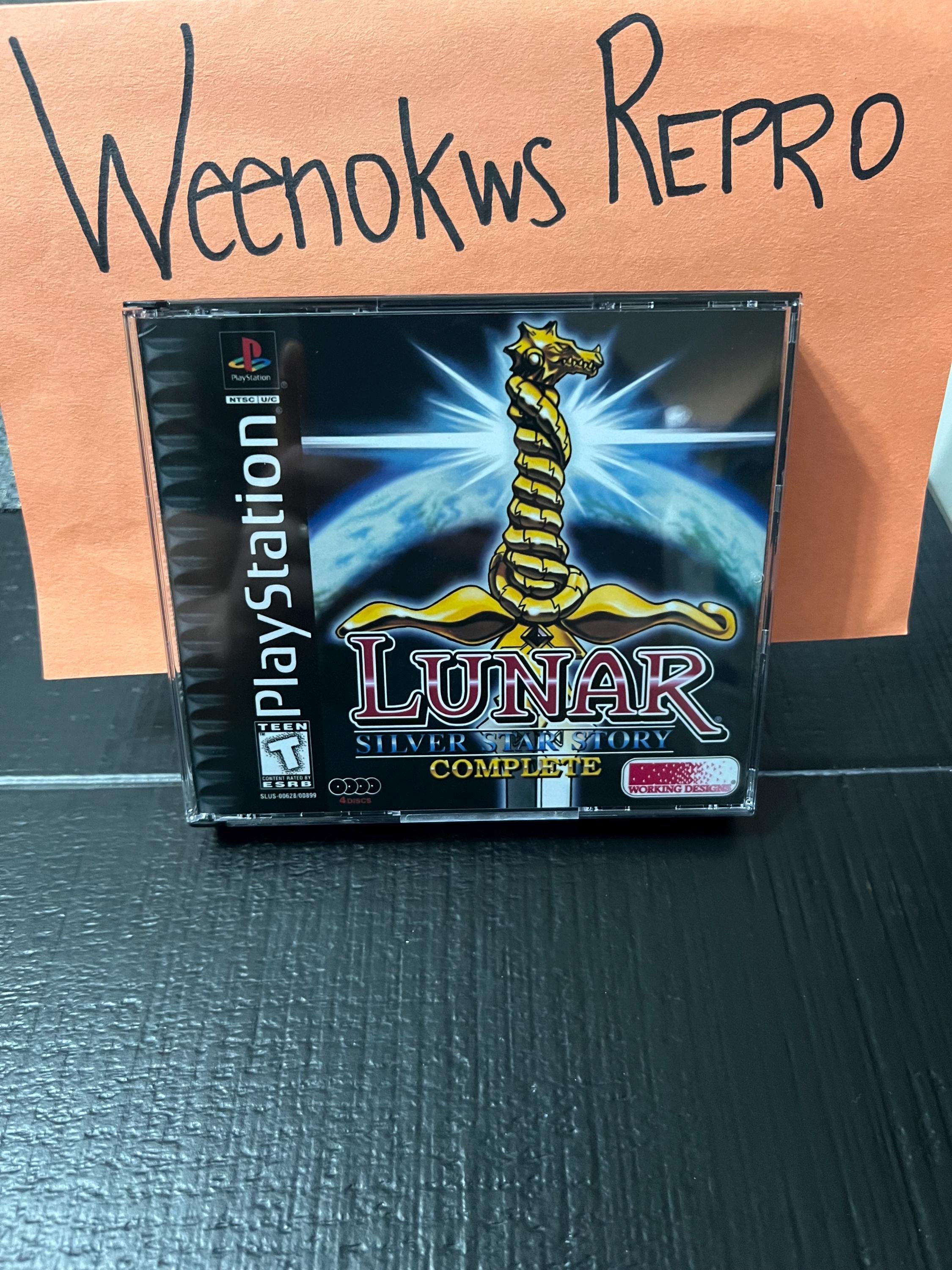 Lunar Silver Star Story Complete REPRODUCTION CASE No Game! Ps1 - Etsy