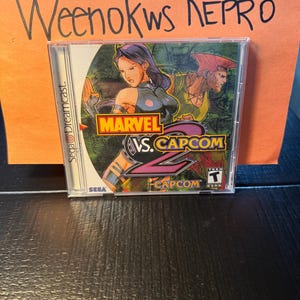 Marvel vs Capcom 2 REPRODUCTION CASE No Disc Dreamcast