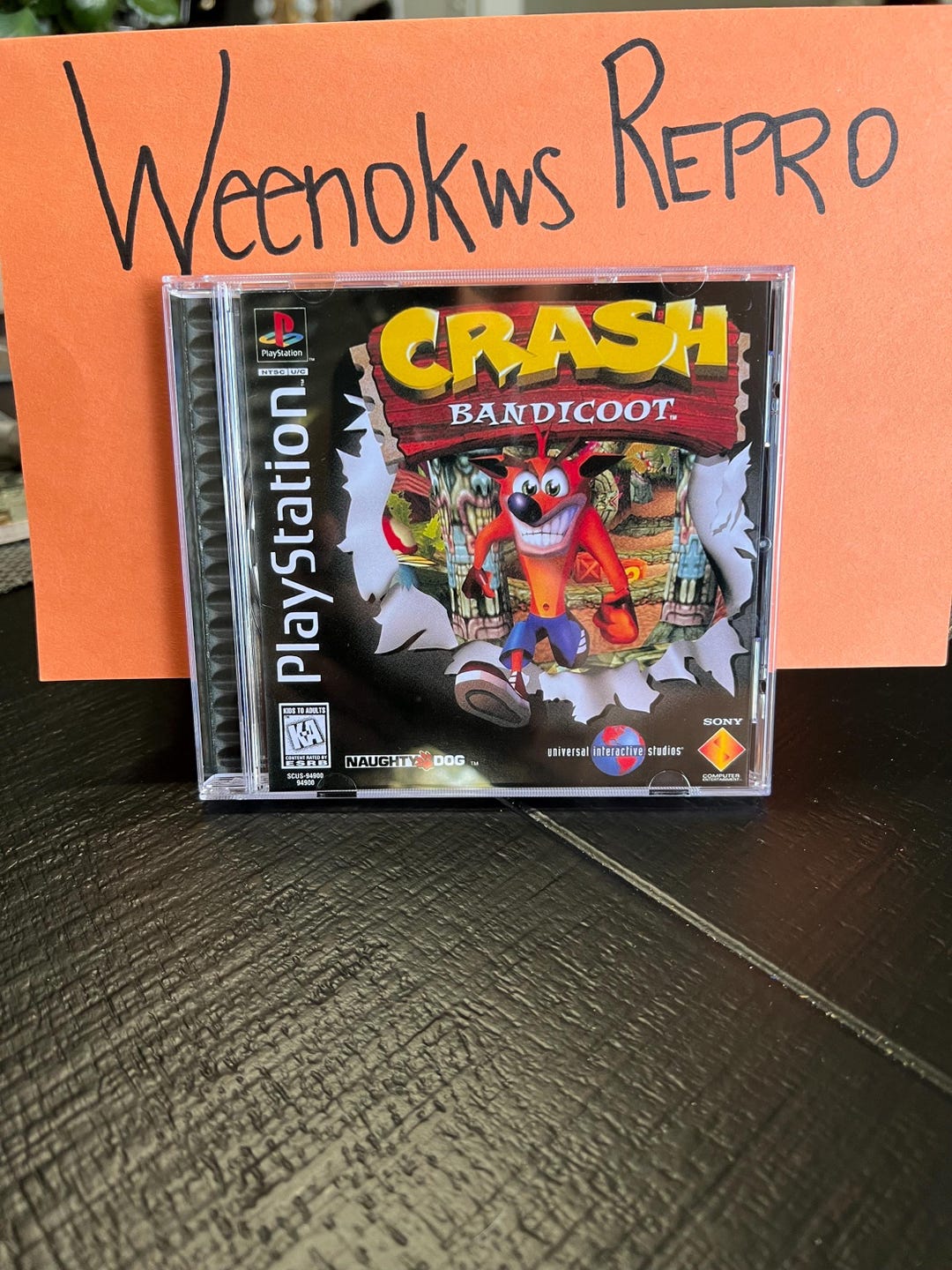 Notice/manuel Crash Bandicoot 1 Pour PS1 (PlayStation 1) - Édition Platinum, En Bon état