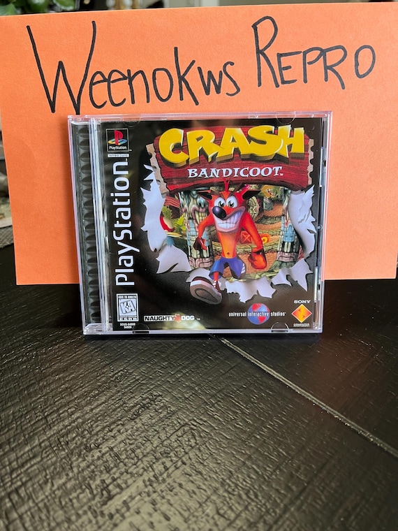 Crash Bandicoot 1 Reproduction Case No Disc Ps1 - Etsy