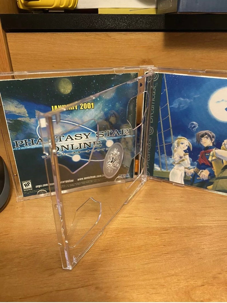 Skies of Arcadia Dreamcast Reproduction CASE & ART only no disc Double Disc Case image 7