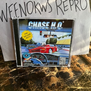 Chase HQ REPRODUCTION Case No Game 3D Printed Turbo Grafx