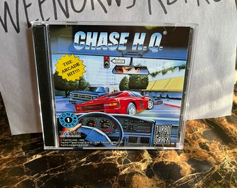 Chase HQ REPRODUCTION Case No Game 3D Printed Turbo Grafx