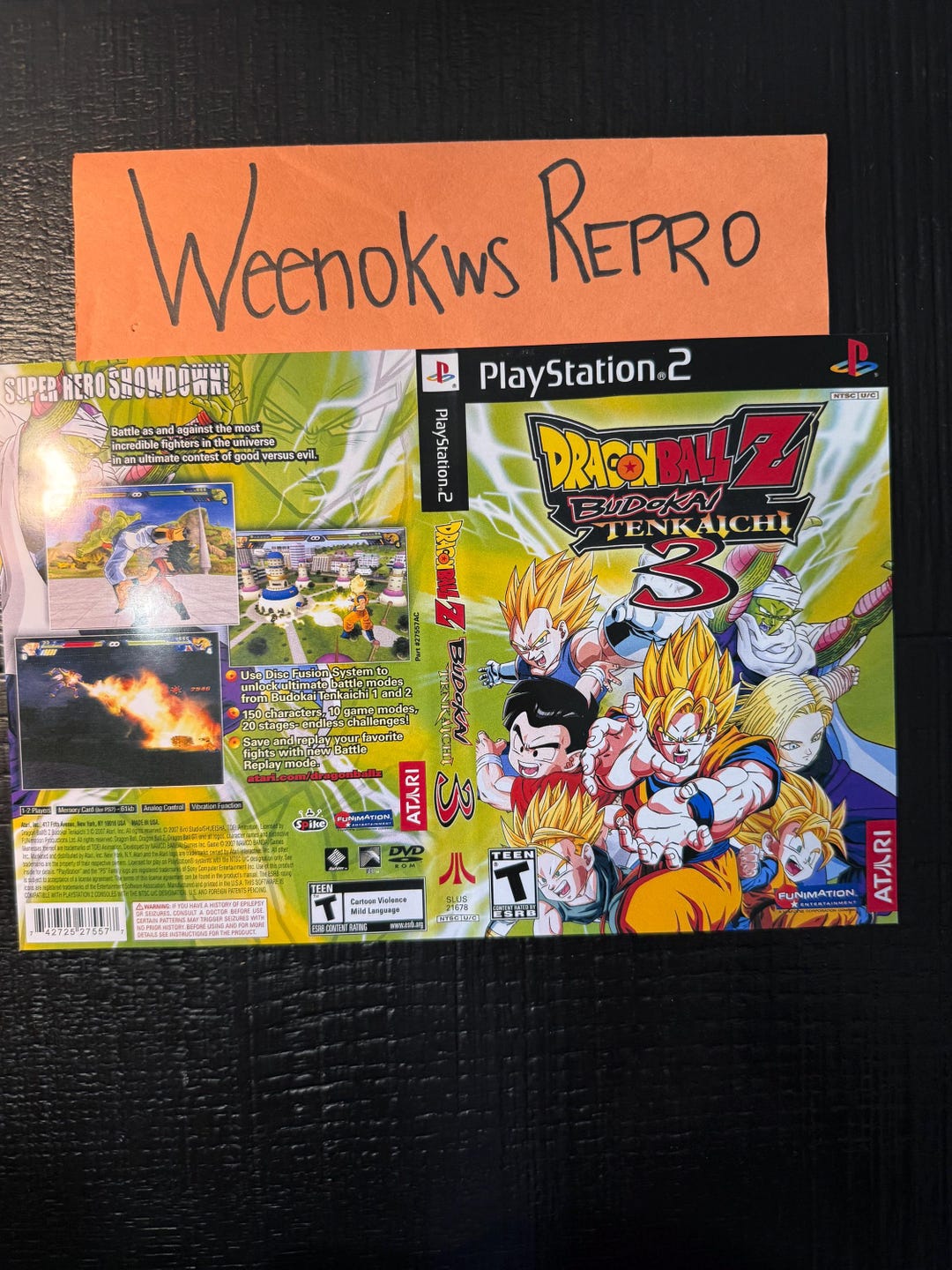 ドラゴンボールZ 武道会 天下一篇 複製原画のみ ディスクなし ケース