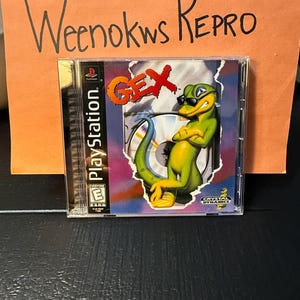 Gex REPRODUCTION CASE No Disc Ps1