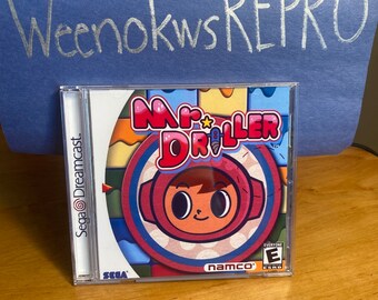 Mr Driller REPRODUCTION CASE No Disc Dreamcast