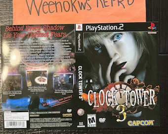 Clock Tower 3 REPRODUCTION ART Only No Disc No Case Ps2 - Etsy