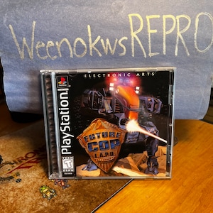 Future Cop LAPD REPRODUCTION Case No game!! Ps1