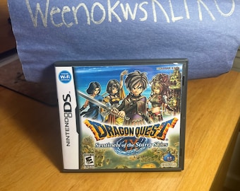 Dragon Quest IX 9 REPRODUCTION CASE No Game!! Nintendo Ds