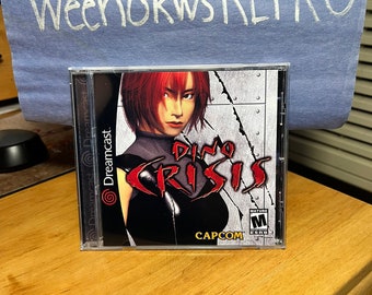 Dino Crisis 1 REPRODUCTION CASE No Disc! Dreamcast
