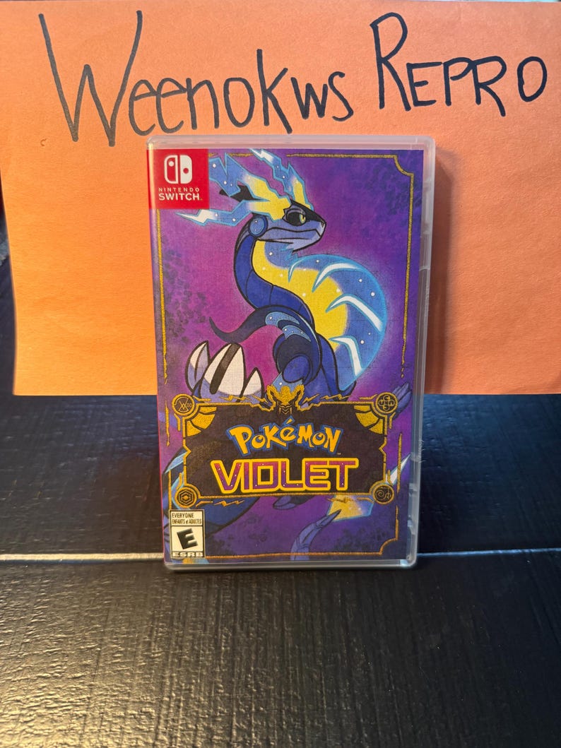 Pokemon Violet REPRODUCTION CASE No Game! Nintendo Switch - Etsy