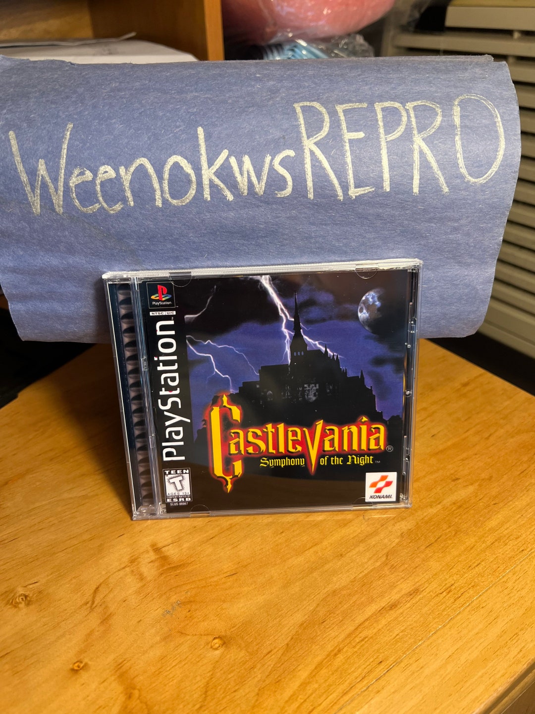 Castlevania Symphony of the Night REPRODUCTION CASE No Disc Ps1 Etsy