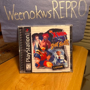 PS1 X-Men vs Street Fighter (PlayStation 1, 1998) complet