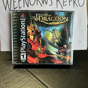 The Legend of Dragoon REPRODUCTION CASE No Disc ps1