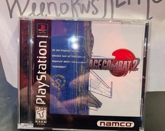 Ace Combat 2 REPRODUCTION CASE No Disc! Ps1