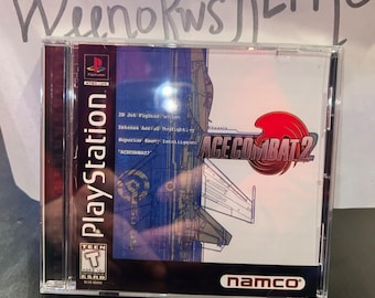 Ace Combat 2 - Estuche de reproducción (sin disco) Ps1