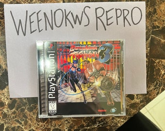 Battle Arena Toshinden 3 REPRODUCTION CASE No Disc! Ps1