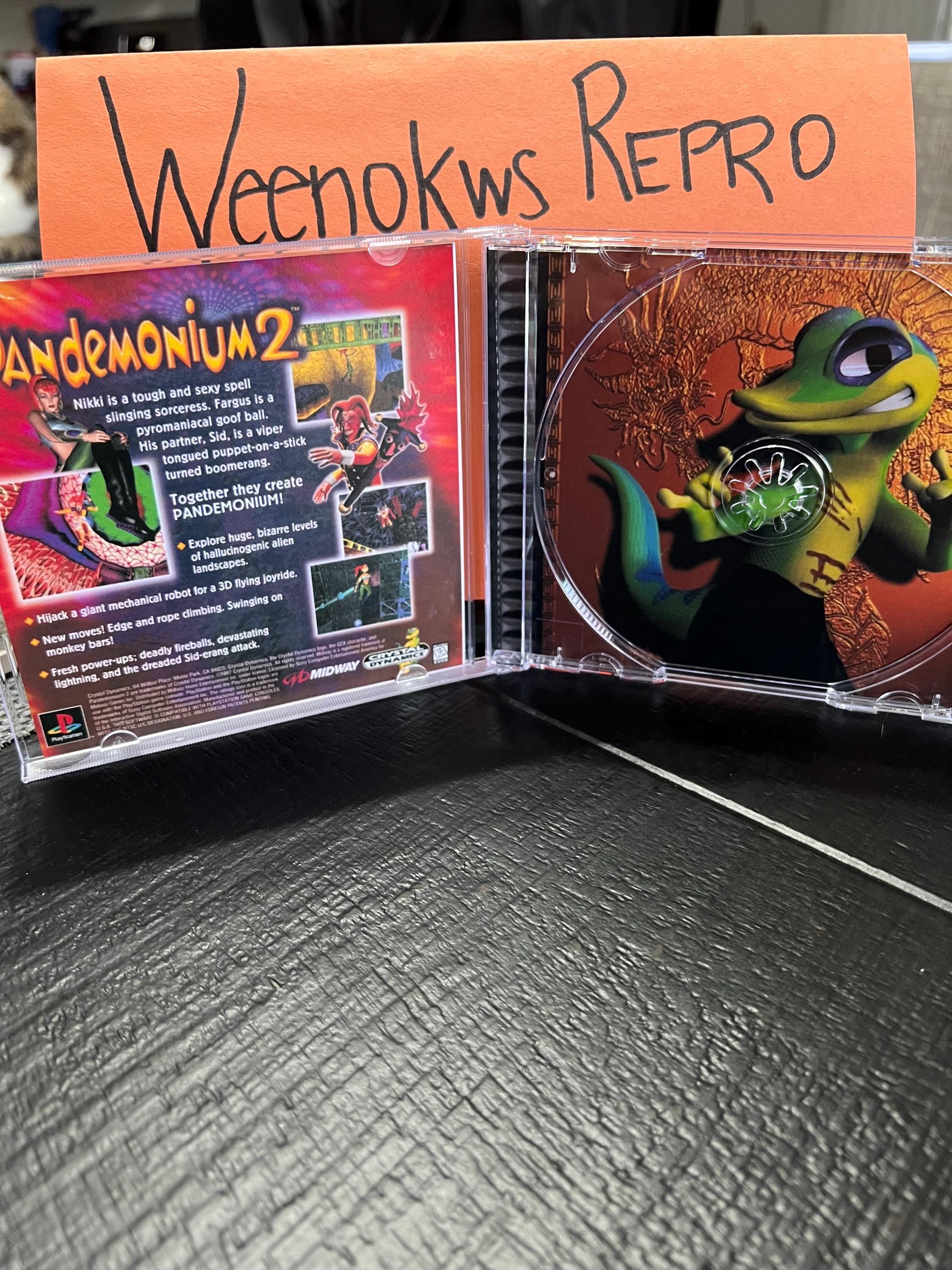 Gex 2 Enter the Gecko REPRODUCTION CASE No Disc Ps1 - Etsy