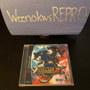 Sonic Adventure 2 Dreamcast REPRODUCTION CASE Only No Disc image 1