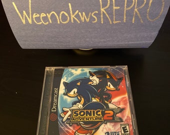 Sonic Adventure 2 Dreamcast REPRODUCTION CASE Only No Disc