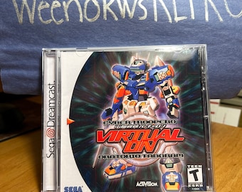 Cyber Troopers Virtual On Oratorio Tangram REPRODUCTION CASE No Disc Dreamcast