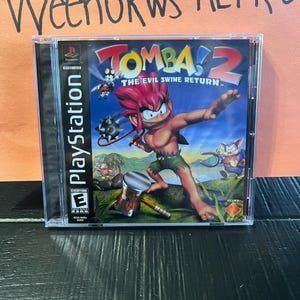 Tomba! 2 The Evil Swine Return REPRODUCTION CASE No Disc ps1