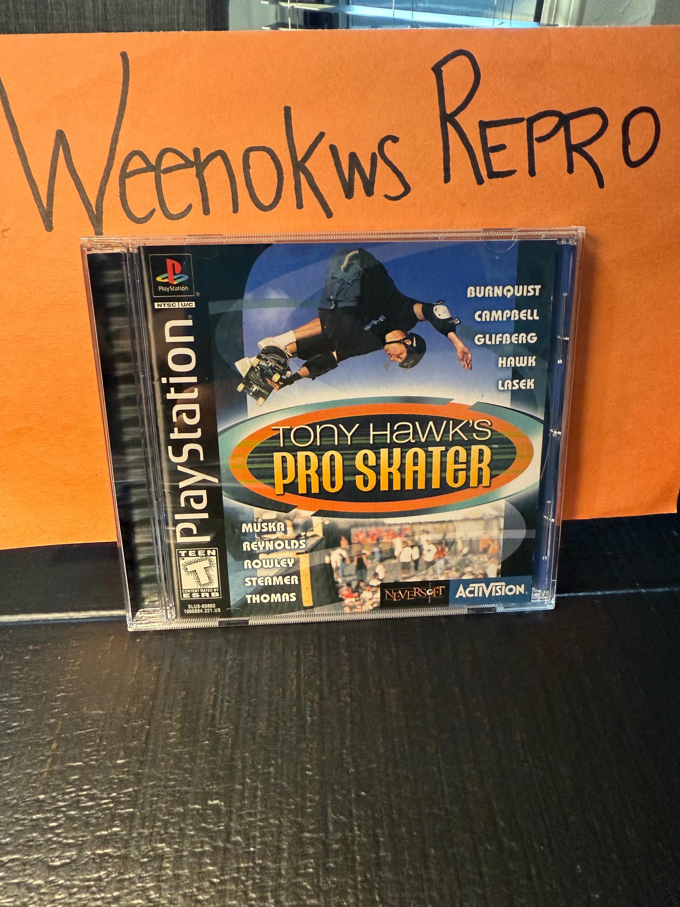 Tony Hawks Pro Skater 1 REPRODUCTION CASE No Disc Ps1 - Etsy