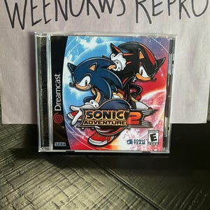 Sonic Adventure 2 Dreamcast REPRODUCTION CASE Only No Disc