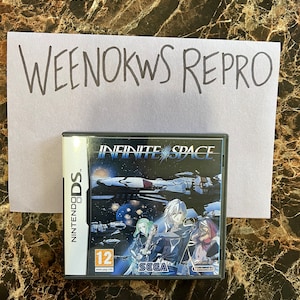 Infinite Space REPRODUCTION CASE No Game! Nintendo DS