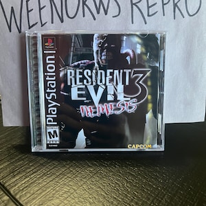 Resident evil 3 nemesis REPRODUCTION CASE No Disc ps1