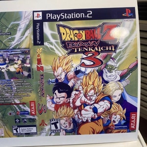Dragon Ball Z Budokai Tenkaichi 3 REPRODUCTION ART Only No Disc No Case Ps2 image 2